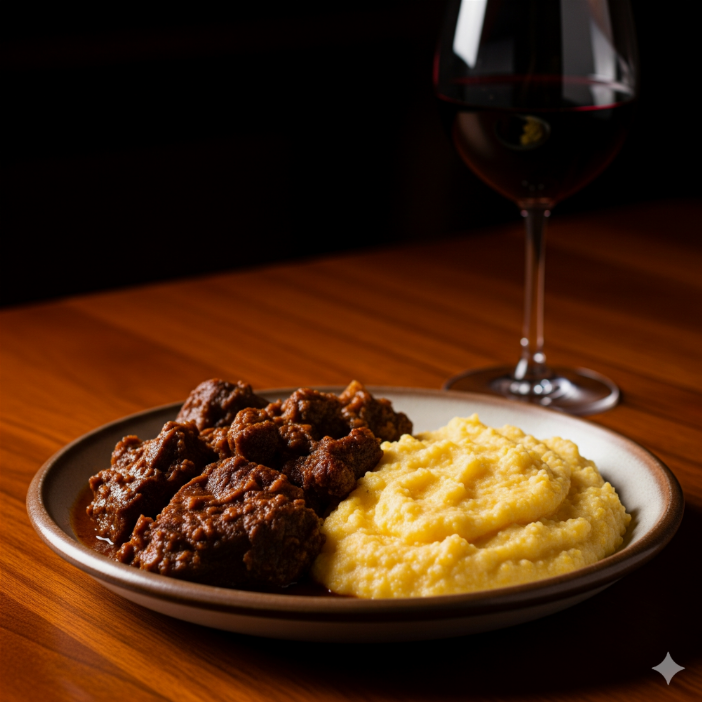 Authentic Brasato with Polenta Recipe - Italian Braised Beef